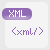 xml (eXtensible Markup Language, readable by Internet Explorer and FireFox as well as other software)